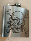 Skull & Snake Flask