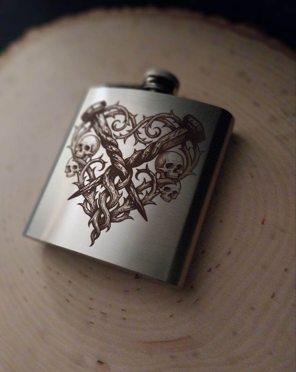 Thorny Love Flask