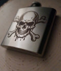 Bloody Skull & Bones Flask