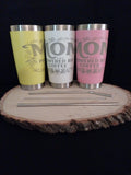MOM Powered by Coffee Drink Tumbler
