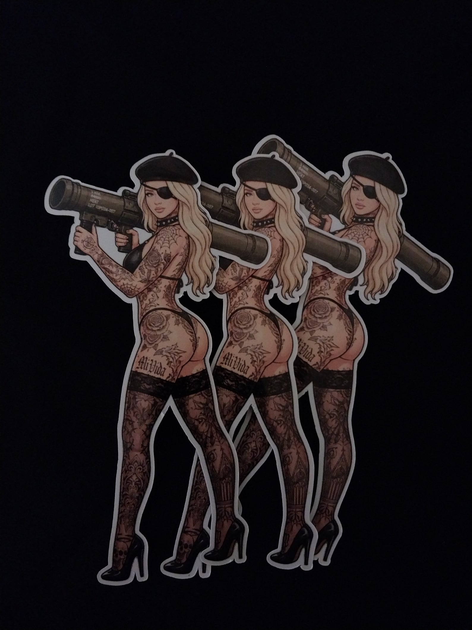 Bazooka Blonde Big Sticker Set (3-Pack)