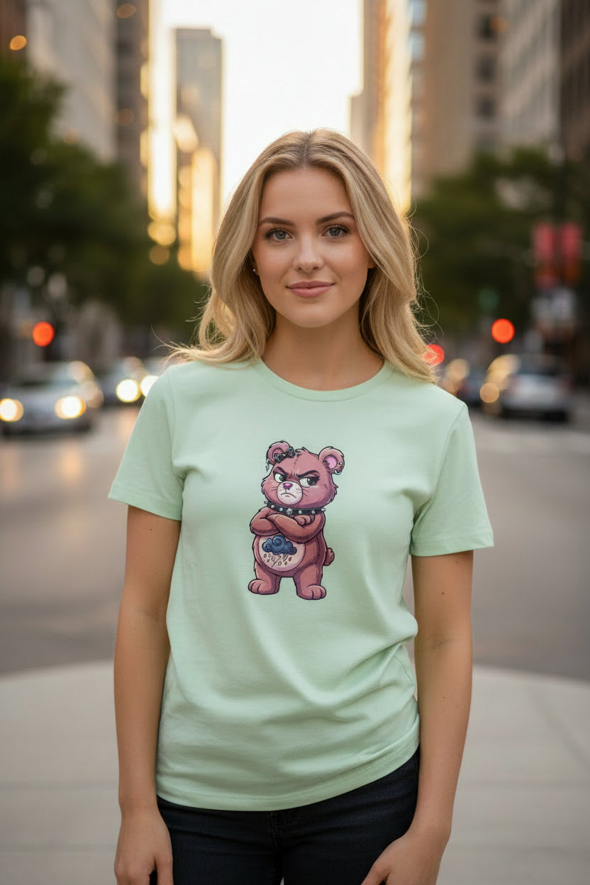 Grumpy Bear Women's Fitted Tee