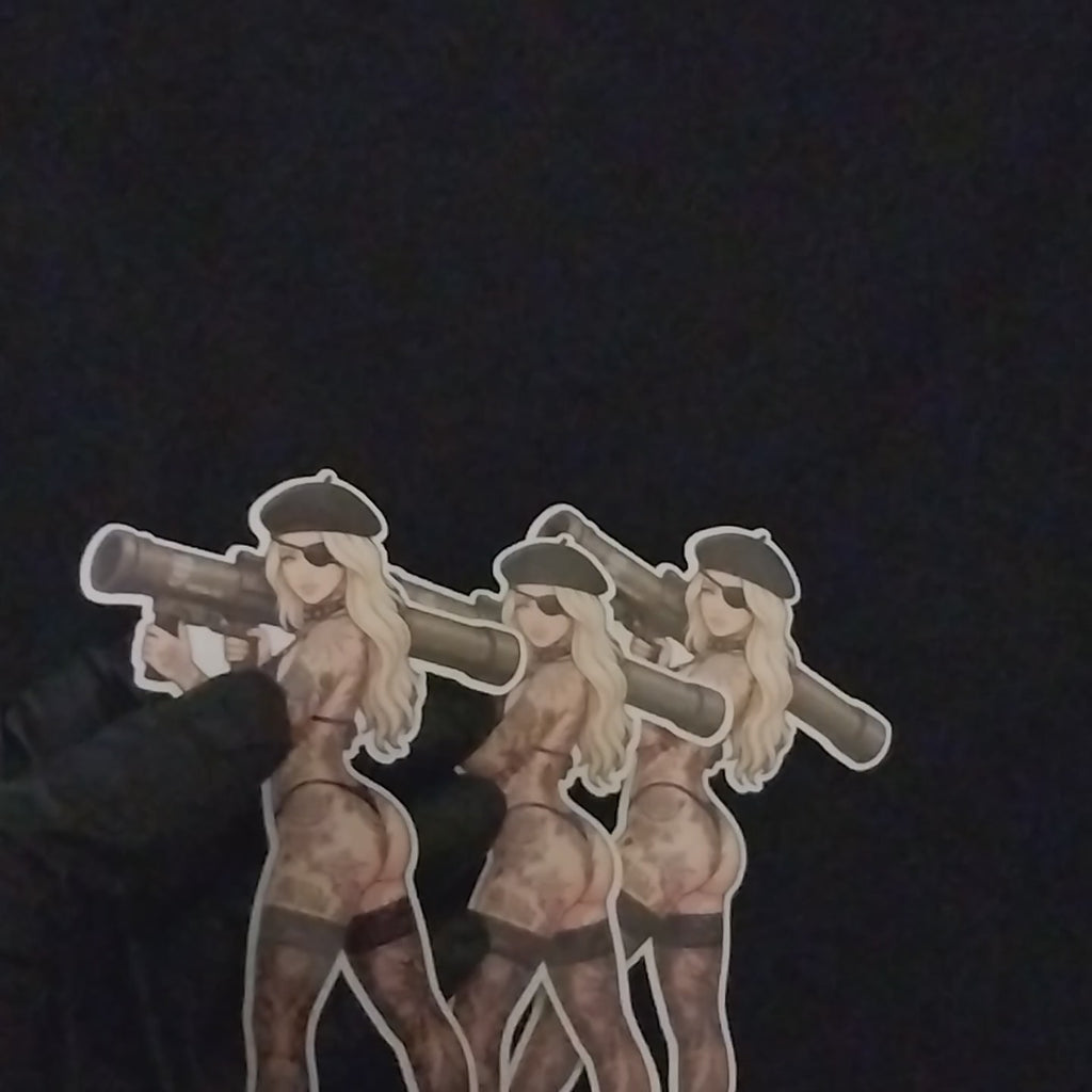 Bazooka Blonde Big Sticker Set (3-Pack)